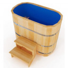 Купель кедровая Премиум овальная с пластиковой вставкой 120х200х120 (НКЗ) Купель кедровая Премиум овальная с пластиковой вставкой 120х200х120 (НКЗ)