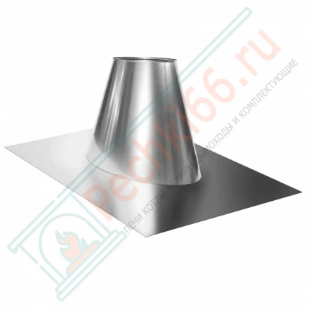 Кровельный элемент 0°/20° на трубу с изол V50R (ОЦИНК-RAL/0,5) d-180/280 (Вулкан)