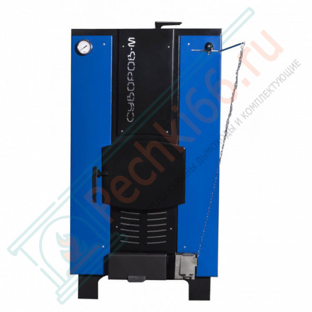 Пиролизный котел Суворов К-20М, с контуром для ГВС (Тройка) 20 кВт