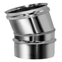 Отвод одностенный 15° (AISI-310S/0,8мм) d-200 (Вулкан)