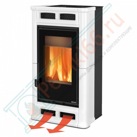 Печь-камин Flo, цвет бордовый (La Nordica)