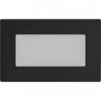 Вентиляционная решетка для камина 110х170, черная (FireWay)