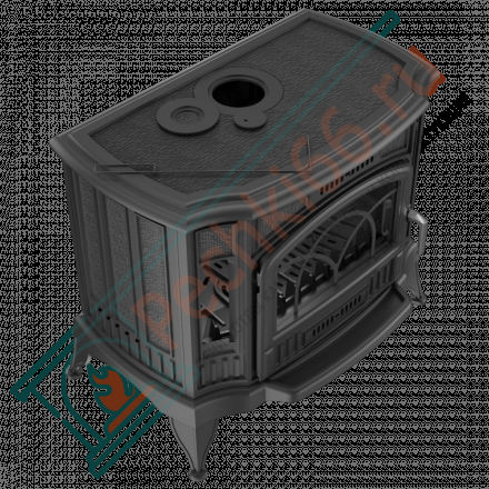 Чугунная печь-камин KOZA K9 ADSR, с регулятором горения (Kratki)