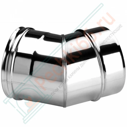 Отвод одностенный 45° (AISI-310S/0,8мм) d-300 (Вулкан)