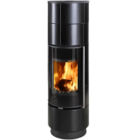 Печь-камин Delia Extra Ceramik, черная (Thorma)