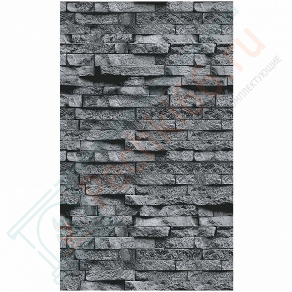 Плита ФАСПАН Серый камень №1008 Вертикаль 8мм 1200х600мм (Везувий) в Самаре