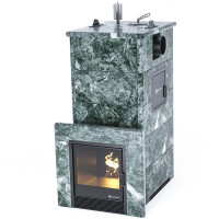 Печь для бани Геленджик-М2 с боковым подключением в змеевике (ИзиСтим)