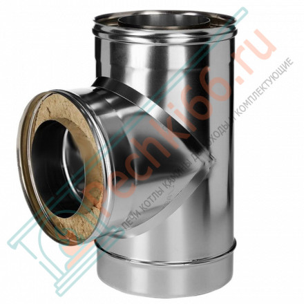 Тройник 90° с изол (НЕРЖ-321/0,5-НЕРЖ-439/0,5) d-200/280 (Дымок-Lux)