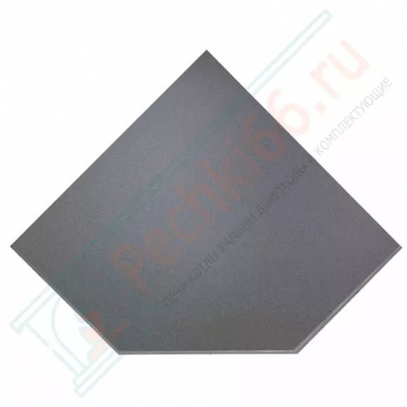 Притопочный лист VPL021-R7010, 1100Х1100мм, серый (Вулкан) в Самаре