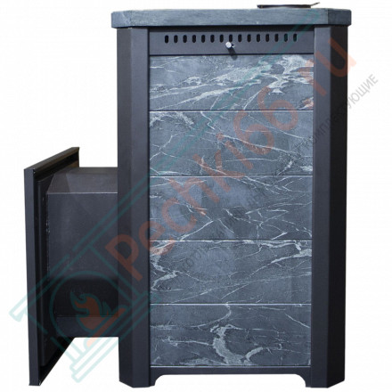 Печь банная Сказка змеевик, удлиненная топка (Варвара)