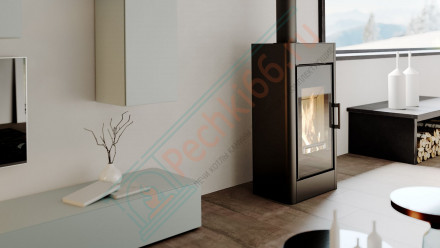 Печь-камин Solum, коричневая сталь (Defro-Home) 9кВт