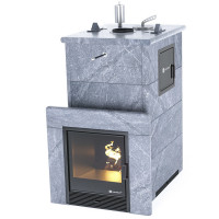 Печь для бани Геленджик-М2 в талькохлорите (ИзиСтим)