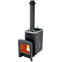 Печь для бани Скоропарка 2017 Inox Витра Б антрацит (T.M.F)