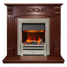 Электрический каминокомплект Sorrento угловой - Орех с очагом Chesford Электрический каминокомплект Sorrento угловой - Орех с очагом Chesford