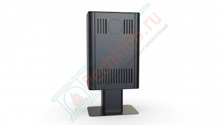 Печь-камин Solum Top, черная сталь (Defro-Home) 9кВт