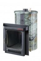 Дровяная банная печь Макси ПФ "Жадеит перенесённый рисунок" (Ферингер)