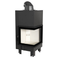 Стальная топка MBN/P/BS/SG, гнутое стекло (Kratki)