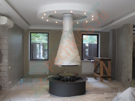 Круглая топка M360 T конический кожух (Piazzetta)