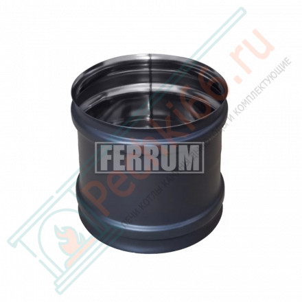 Адаптер ММ (430/0,8 мм / эмаль /600° черная) d-115 (Ferrum Blackside)