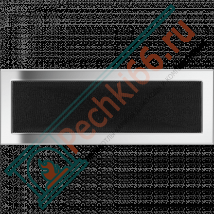 Вентиляционная решетка для камина 170х480, никелированная (FireWay)