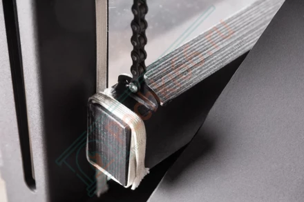 Каминная топка Экокамин Альфа 800 KВ с контргрузом черный шамот