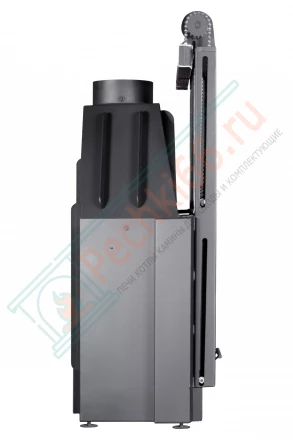 Каминная топка Экокамин Альфа 800 K с контргрузом белый шамот