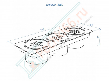 Каминный адаптер D85-300S (Lux Fire)