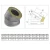 Отвод 30° V50R с изол (AISI-310S/0,8-AISI-304/0,5) d-300/400 (Вулкан-Cerablanket)