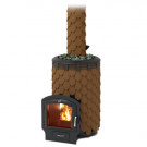 Печь для бани Альфа Панголина Inox ЧДБСЭ, ЗК, терракота (T.M.F) до 24 м3 Печь для бани Альфа Панголина Inox ЧДБСЭ, ЗК, терракота (T.M.F) до 24 м3