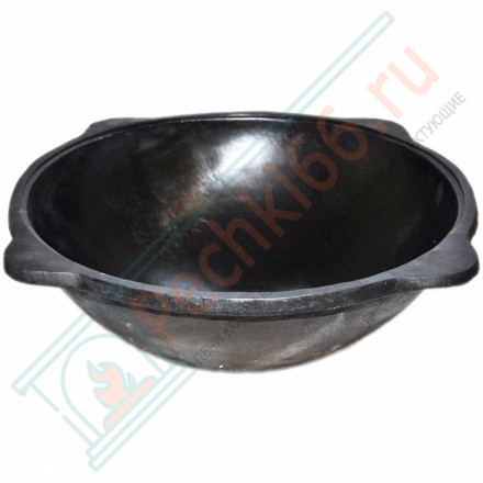 Узбекский казан с крышкой сковородой, плоское дно 12 л. (Наманган DAVR METALL)