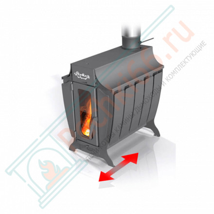 Отопительная печь Stoker 200-C (Ермак) до 200 м3