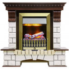 Каминокомплект электрический Pierre Luxe угловой - Темный дуб / Белый (Высота 1050мм) с очагом Danville Antique Brass FB2 (Dimplex) Каминокомплект электрический Pierre Luxe угловой - Темный дуб / Белый (Высота 1050мм) с очагом Danville Antique Brass FB2 (Dimplex)