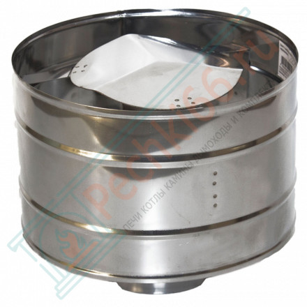 Зонт с дефлектором (НЕРЖ-439/0,5) d-200 (УМК)