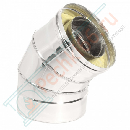 Отвод Термо 45° OT-Р с хомутом (310-0.8/304) d-150/250 (ТиС Энерго)