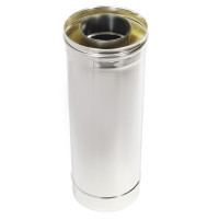 Сэндвич труба Термо ТТ-Р 500 с хомутом  (316-0.8/304-0.5) d-150/250 (ТиС Промо)