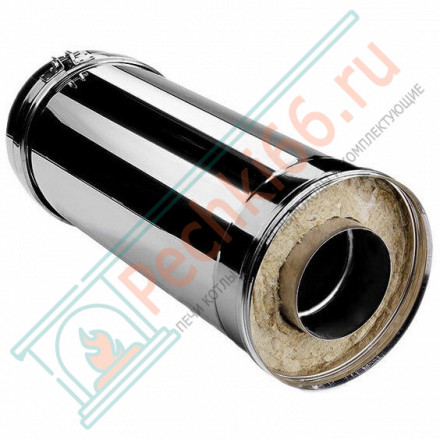 Сэндвич труба V50R с изол L=500 (AISI-321/0,8-ОЦИНК-RAL/0,5) d-150/250 (Вулкан)