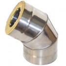 Сэндвич-отвод 135° (НЕРЖ-439/1,0-НЕРЖ-439/0,5) d-180/260 (УМК) Сэндвич-отвод 135° (НЕРЖ-439/1,0-НЕРЖ-439/0,5) d-180/260 (УМК)