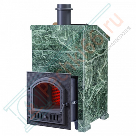 Чугунная печь для бани Комплект GFS ЗК 18 (П) Президент 830/40 Змеевик (ТехноЛит)