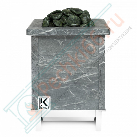 Электрокаменка QUADRO 6 kW, талькохлорит (KARINA) до 7 м3