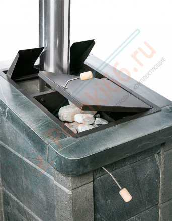 Чугунная банная печь Сударушка Семейная РК, талькохлорит (ВВД)