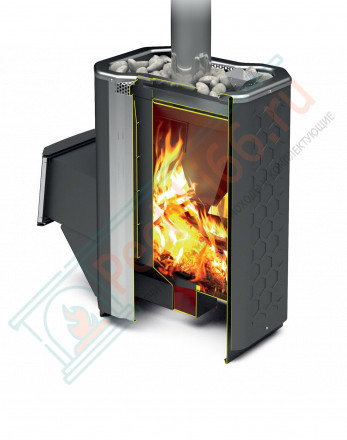 Печь для бани Сахара-24 ЛКП (2.0), с парообразователем (Теплодар)