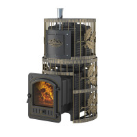 Печь для бани Эверест "Легкий пар Профи" Ковка (Everest)