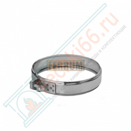 Хомут обжимной (НЕРЖ-430/0,5) d-210 (Феррум)
