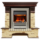 Каминокомплект электрический Pierre Luxe угловой - Темный дуб / Сланец (Высота 1050мм) с очагом Chesford (Dimplex) Каминокомплект электрический Pierre Luxe угловой - Темный дуб / Сланец (Высота 1050мм) с очагом Chesford (Dimplex)