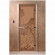 Стеклянная дверь для бани бронза матовая, "Банька в лесу", 1900х700 (DoorWood) в Самаре