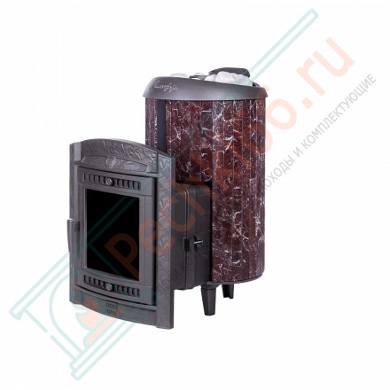 Банная печь Атмосфера L, ламели "Россо Леванто"(ProMetall)