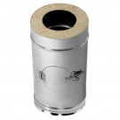 Труба V50R с лючком ревизии с изол L=500 (AISI-321/0,8-AISI-304/0,5) d-300/400 (Вулкан-Cerablanket)