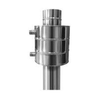 Теплообменник (НЕРЖ-304/0,8мм) 8 л, d-115 мм (Вулкан)