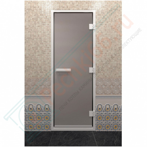Стеклянная дверь DoorWood Хамам Сатин 200х70 (по коробке) в Самаре