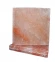 Плитка из гималайской розовой соли 100x100x25 мм шлифованная (с пазом) в Самаре